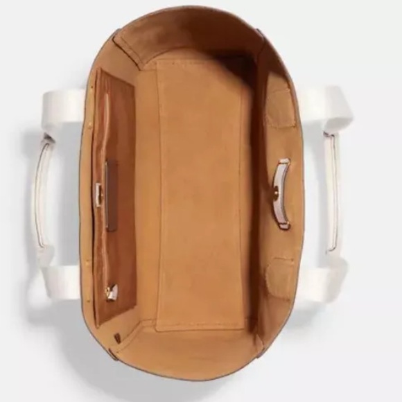 Coach Derby Tote In Chalk - Picture 2 of 12